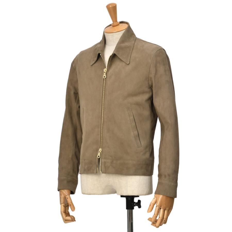 CINQUANTA【チンクアンタ】レザーブルゾン R533 2012 6116 WARM GREY