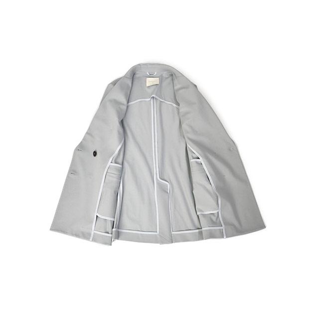 CIRCOLO 1901【チルコロ】スーパーライトピケ ダブルジャケット 339304 784 DOPPIOPETTO PIQUET SKY LIGHT コットン ブルーの画像