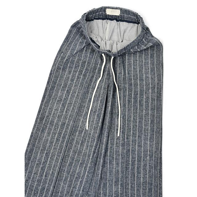 【FINAL SALE】【size38,40,42】CIRCOLO 1901【チルコロ】ドロストリングワイドパンツ 348719 PANT.COULISSE BLUE コットン ブルー | CIRCOLO 1901 | 03