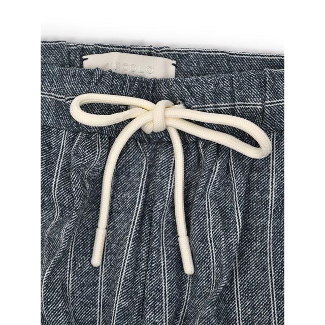 【FINAL SALE】【size38,40,42】CIRCOLO 1901【チルコロ】ドロストリングワイドパンツ 348719 PANT.COULISSE BLUE コットン ブルー | CIRCOLO 1901 | 05