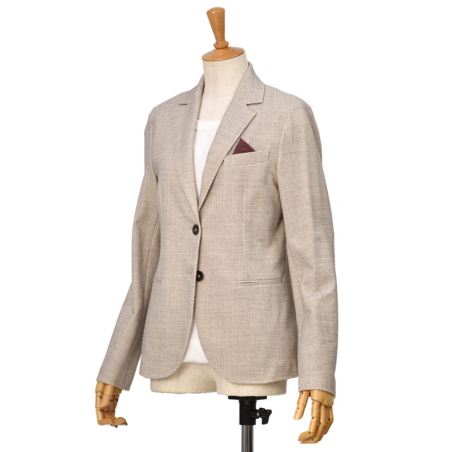 CIRCOLO 1901【チルコロ】シングルジャケット 366707 SLIM FIT JACKET S.P. NATURAL コットン ポリウレタン ナチュラル | CIRCOLO 1901