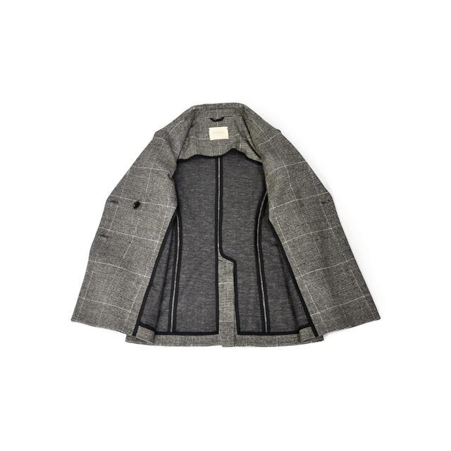 CIRCOLO 1901【チルコロ】ダブルジャケット 369512 DOUBLE BREASTED S.P. NERO コットン ポリウレタン ブラック | CIRCOLO 1901 | 02