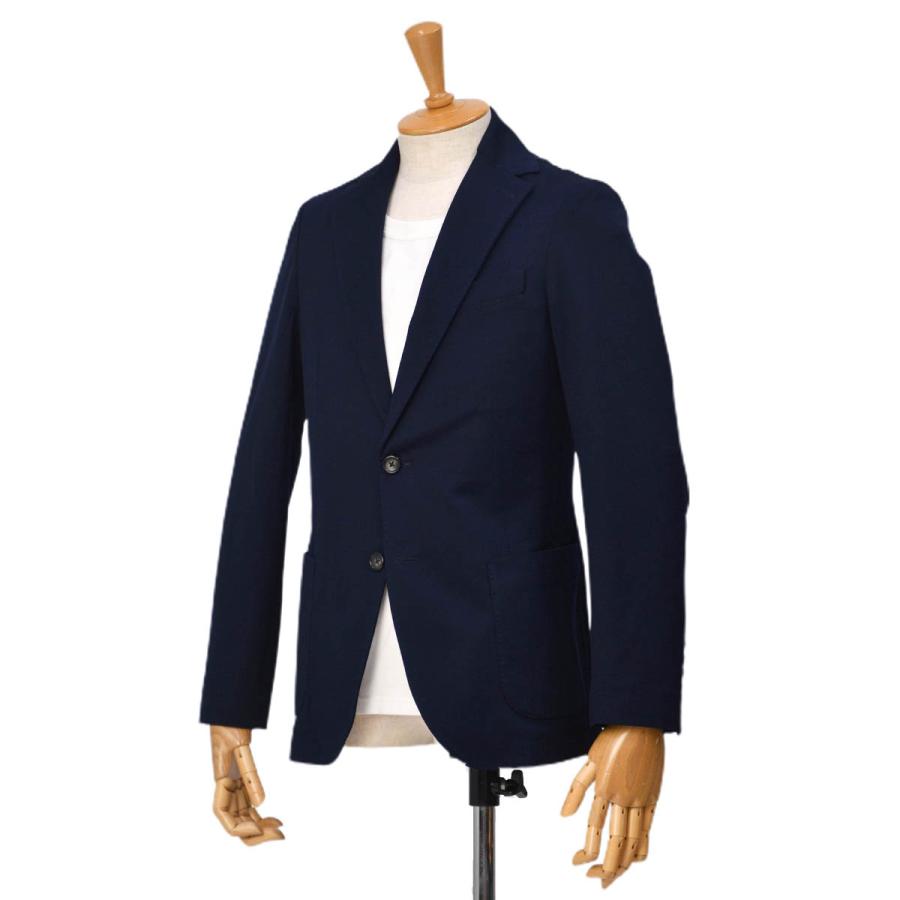 CIRCOLO 1901【チルコロ】スーパーライトピケジャージージャケット 422402 0447 BLU NAVY コットンジャージー ネイビー | CIRCOLO 1901