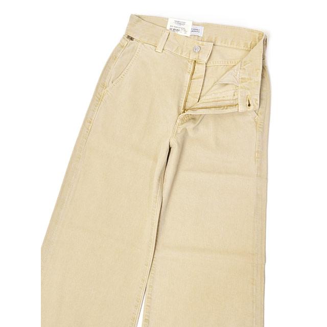 CITIZENS of HUMANITY【シチズンズオブヒューマニティ】BEVERLY TROUSER ワイドデニム 2129-1664 TAOS SAND リヨセル コットン ベージュ｜cinqessentiel｜03