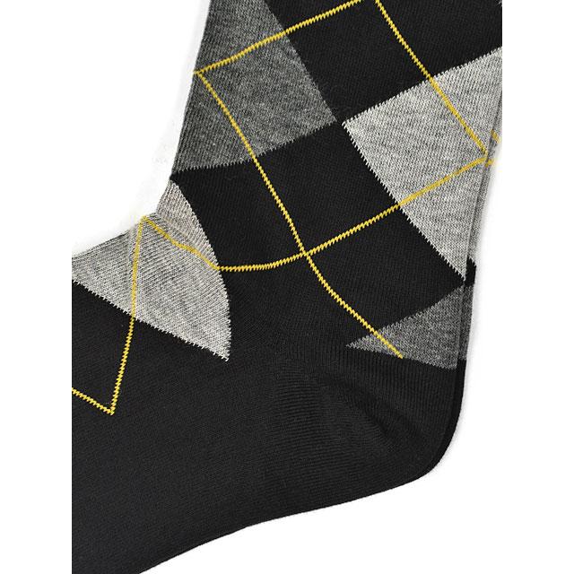 CORGI【コーギー】ソックス靴下 80 45 4810 Argyle Sock コットン ナイロン 薄手 グレー｜cinqessentiel｜03