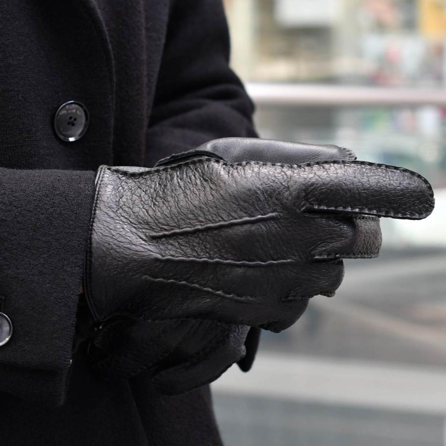値下！定価12万/美品 デンツ ペッカリー手袋 15-1041 7ハーフ 黒 15-1041 DENTS Peccary Unlined Gloves | Mashimo Onlineshop