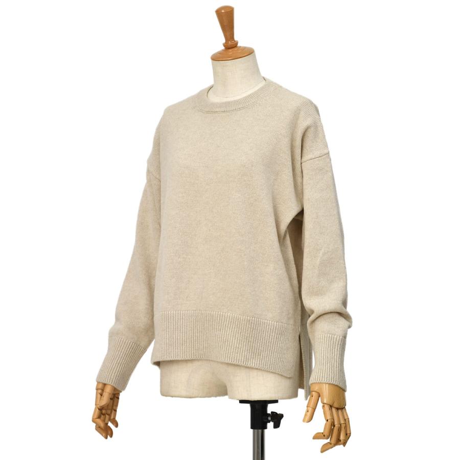 FILIPPO DE LAURENTIIS【フィリッポ デ ローレンティス】クルーネックニット GC1MLOVER LINO ウール エクリュ | 