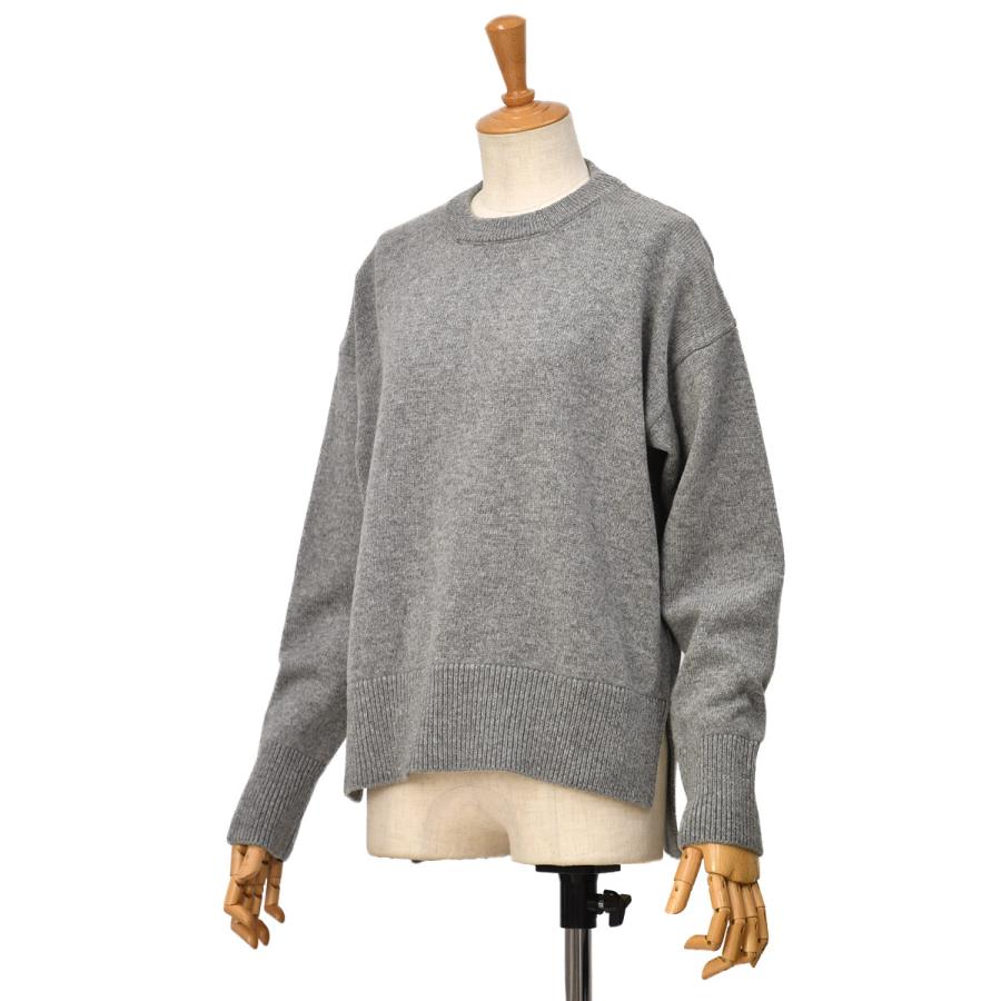 FILIPPO DE LAURENTIIS【フィリッポ デ ローレンティス】クルーネックニット GC1MLOVER TOPO ウール グレー | 