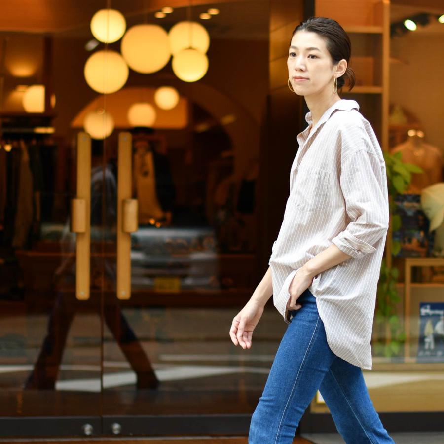 Frank Eileen ストライプ 長袖シャツ M Frank&Eileen（フランクアンドアイリーン） 【FINAL SALE】【sizeXXS