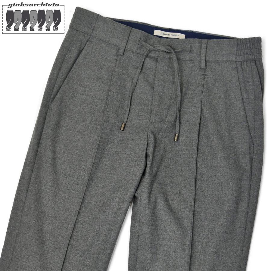 giabsarchivio【ジャブスアルキヴィオ】Cinq essentiel別注 NEW MASACCIO "BLEU" A5653 40  テクノストレッチヴィエラ グレー | giab's ARCHIVIO