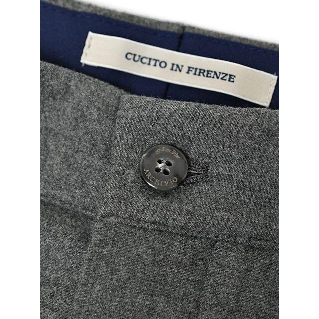 giabsarchivio【ジャブスアルキヴィオ】Cinq essentiel別注 NEW MASACCIO "BLEU" A5653 40  テクノストレッチヴィエラ グレー | giab's ARCHIVIO | 07