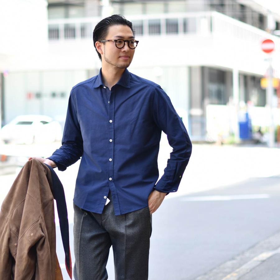 giannetto ジャンネット オックスフォードカッタウェイシャツ GIANNETTO ジャンネット シャツ VINCI FIT ヴィンチフィット