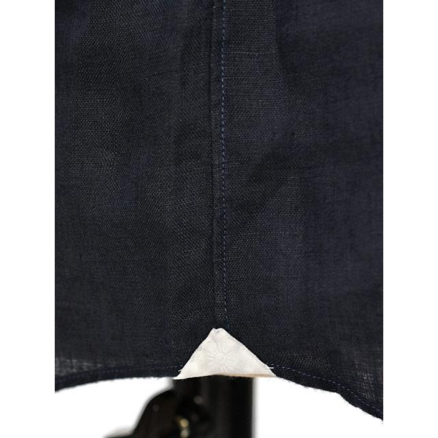 Giannetto【ジャンネット】リネンシャツ VINCIFIT(Relax recommend) 840700V81 0009 ネイビー | GIANNETTO | 06