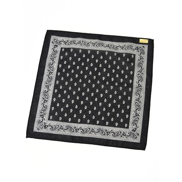 GLARNER TUECHLI【グラーナートゥエッチリ】バンダナ・ハンカチ BANDANA PAISLEY BLACK ブラック｜cinqessentiel｜03