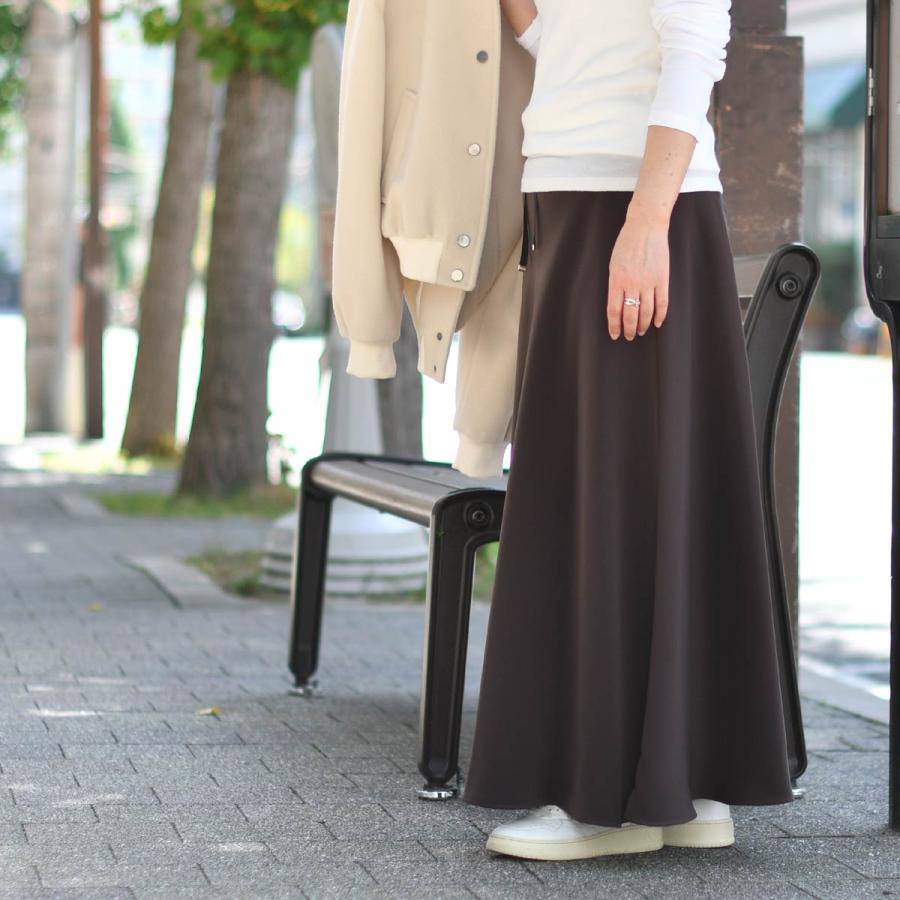 HERNO【ヘルノ】ロングスカート GN000093D 12755 8800 ポリエステル ブラウン | HERNO | 05