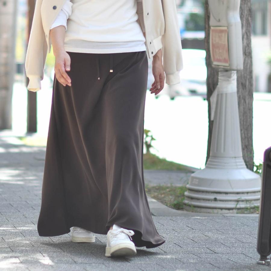 HERNO【ヘルノ】ロングスカート GN000093D 12755 8800 ポリエステル ブラウン | HERNO | 07