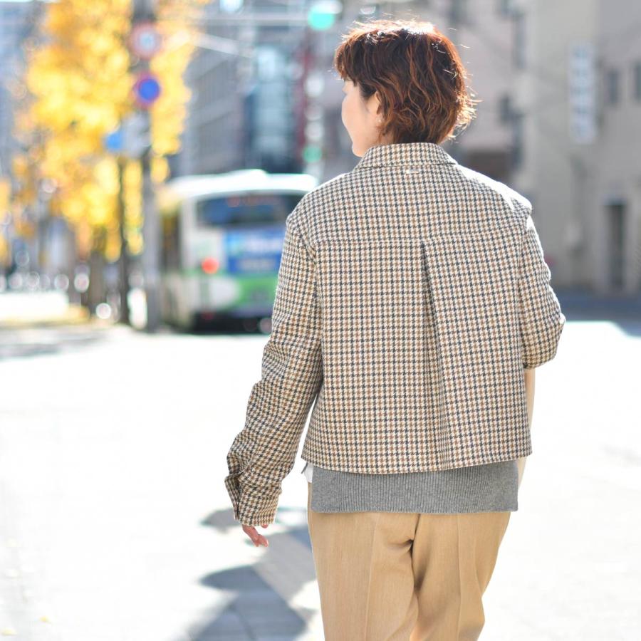 HERNO【ヘルノ】ハウンドトゥースブルゾン GI000333D 33464 2111 ウールコットン チェック | HERNO | 17
