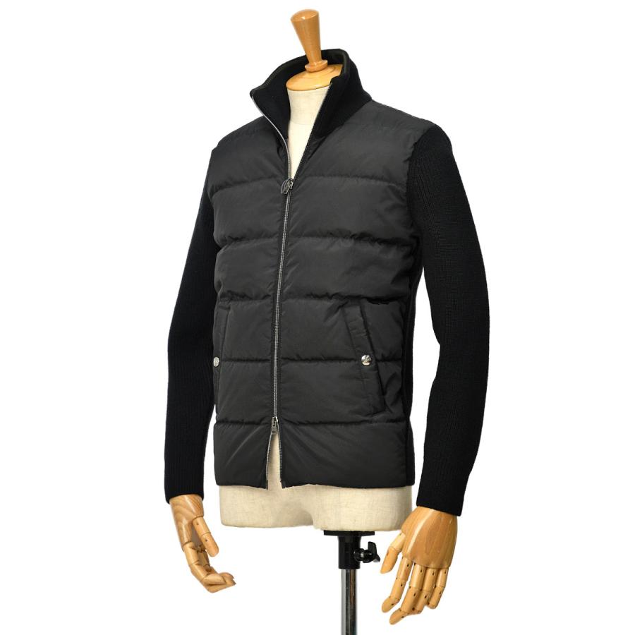 HERNO【ヘルノ】ニットコンビダウンブルゾン MP000116U 70061+12267 9300 ポリエステル ブラック  :herno04027blk:Cinq essentiel - 通販 - Yahoo!ショッピング