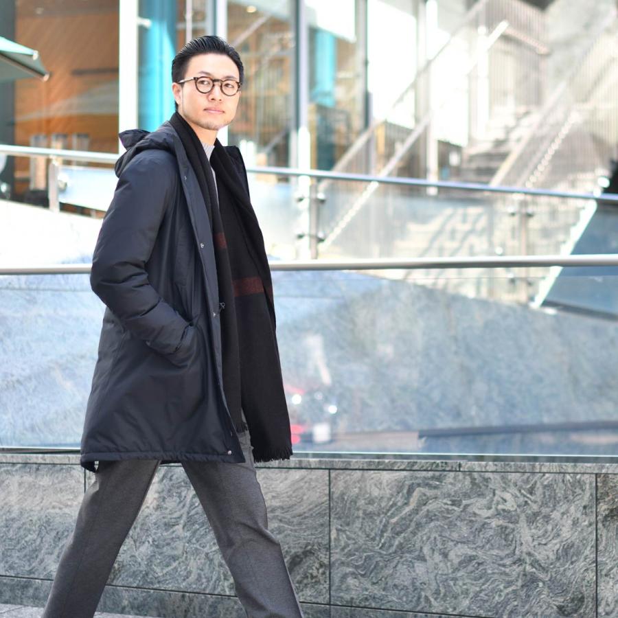 HERNO 新品　GORE　TEX　ダウン　ステンカラーコート　50　黒 ヘルノ HERNO（ヘルノ） HERNO【ヘルノ】ダウンモッズコート Laminar GORE-TEX