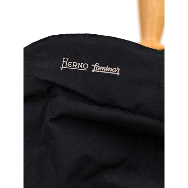 HERNO【ヘルノ】ダウンモッズコート Laminar GORE-TEX PI00312UL 9300 ポリエステル ブラックの画像