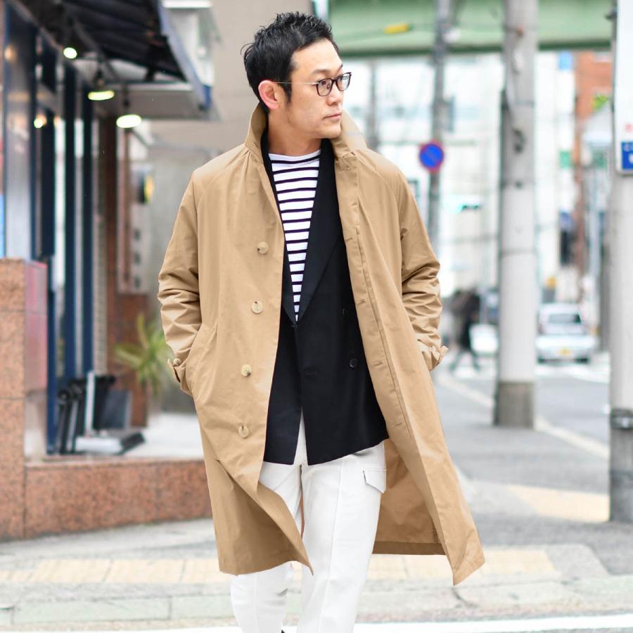 イーヴォ ビッグシルエット系チェスターコート ネイビー 美品 52