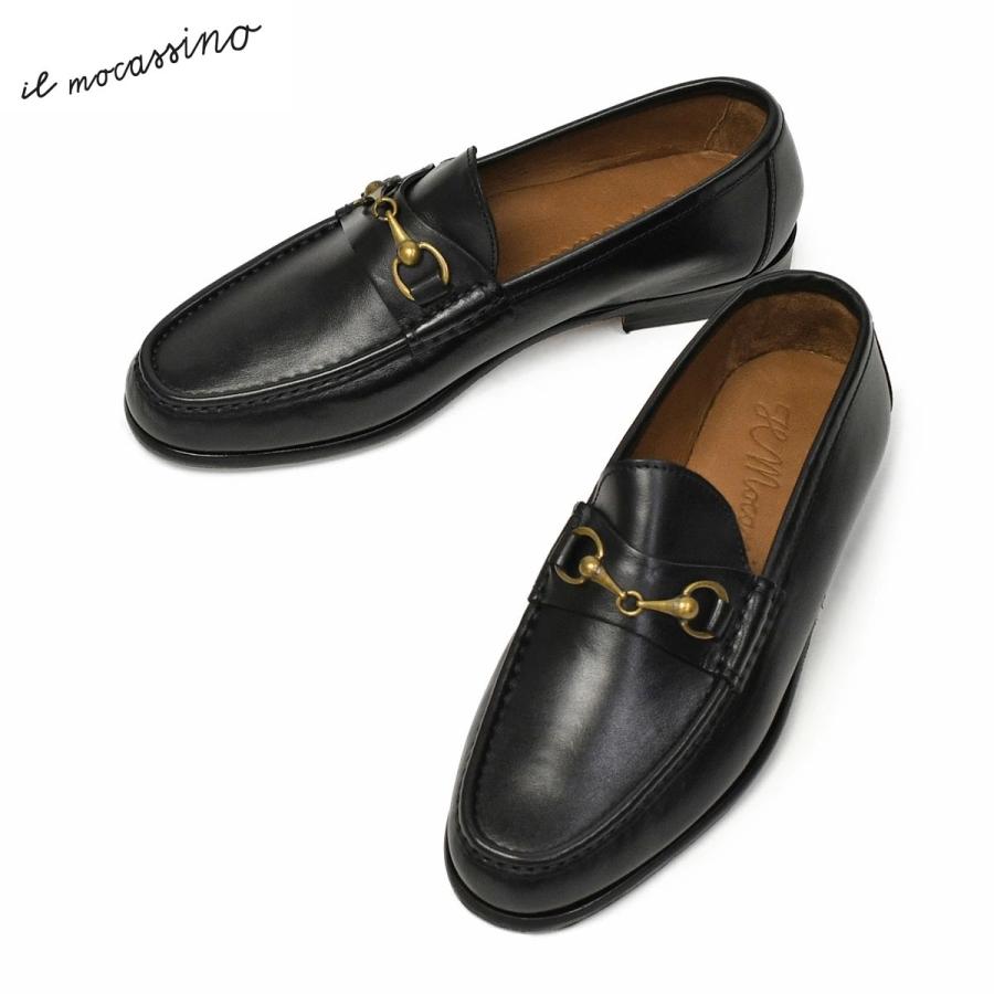FINAL SALE】IL MOCASSINO【イル モカシーノ】ビットローファー レザー