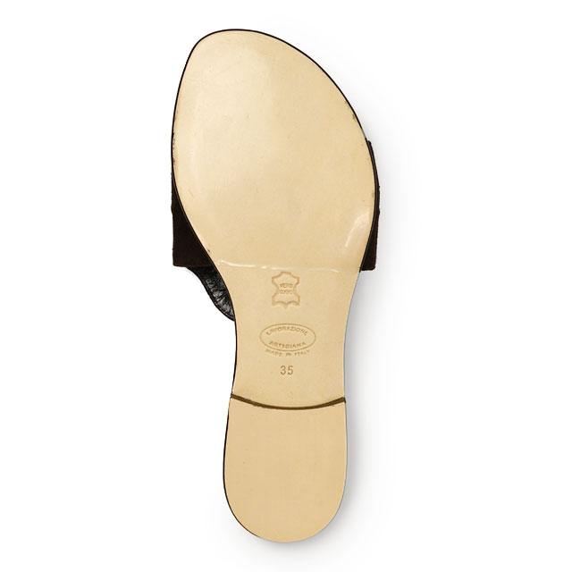 【美品】il sandalo イルサンダロ　ビジューサンダル　ゴールド系 il sandalo of capri Sandalo【イル サンダロ】オープントゥ