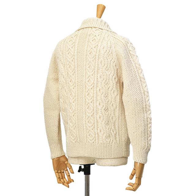 INVERALLAN 3A カーディガン WOOL ナチュラル INVERALLAN】3A LUMBER - NATURAL インバーアラン カーディガン
