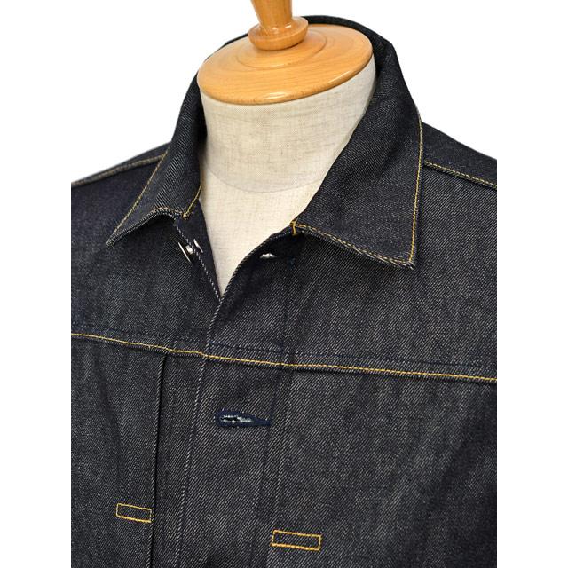 Jeanik【ジーニック】デニムジャケット 1stタイプ Gジャン JEANIK0101 Indigo コットン インディゴの画像