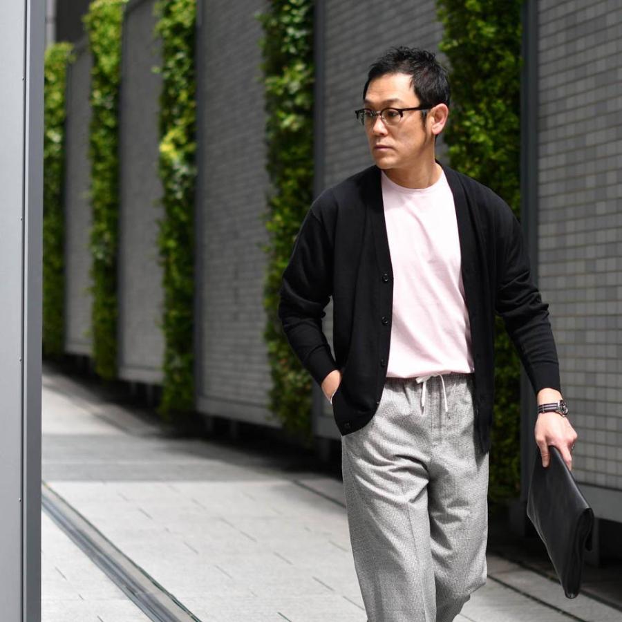 John Smedley ジョンスメドレー Vネックカーディガン 30g S4471 Black コットン ブラック Johnsmedleyblk Cinq Essentiel 通販 Yahoo ショッピング