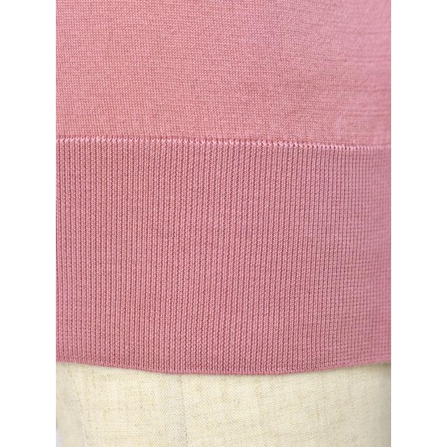 【15％OFF】JOHN SMEDLEY【ジョンスメドレー】フレンチスリーブニット 30G S4553 MOORLAND PINK コットン ピンク｜cinqessentiel｜05