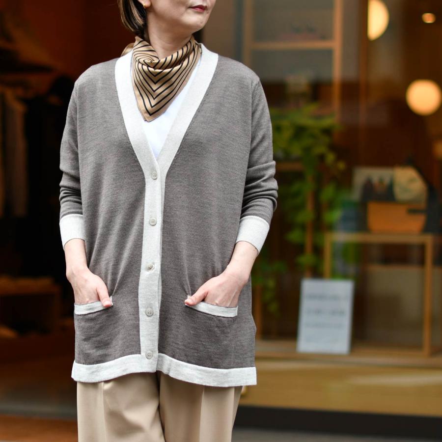 JOHN SMEDLEY SMEDLEY【ジョンスメドレー】バイカラーVネック JOHN SMEDLEY SMEDLEY【ジョンスメドレー】バイカラーVネック