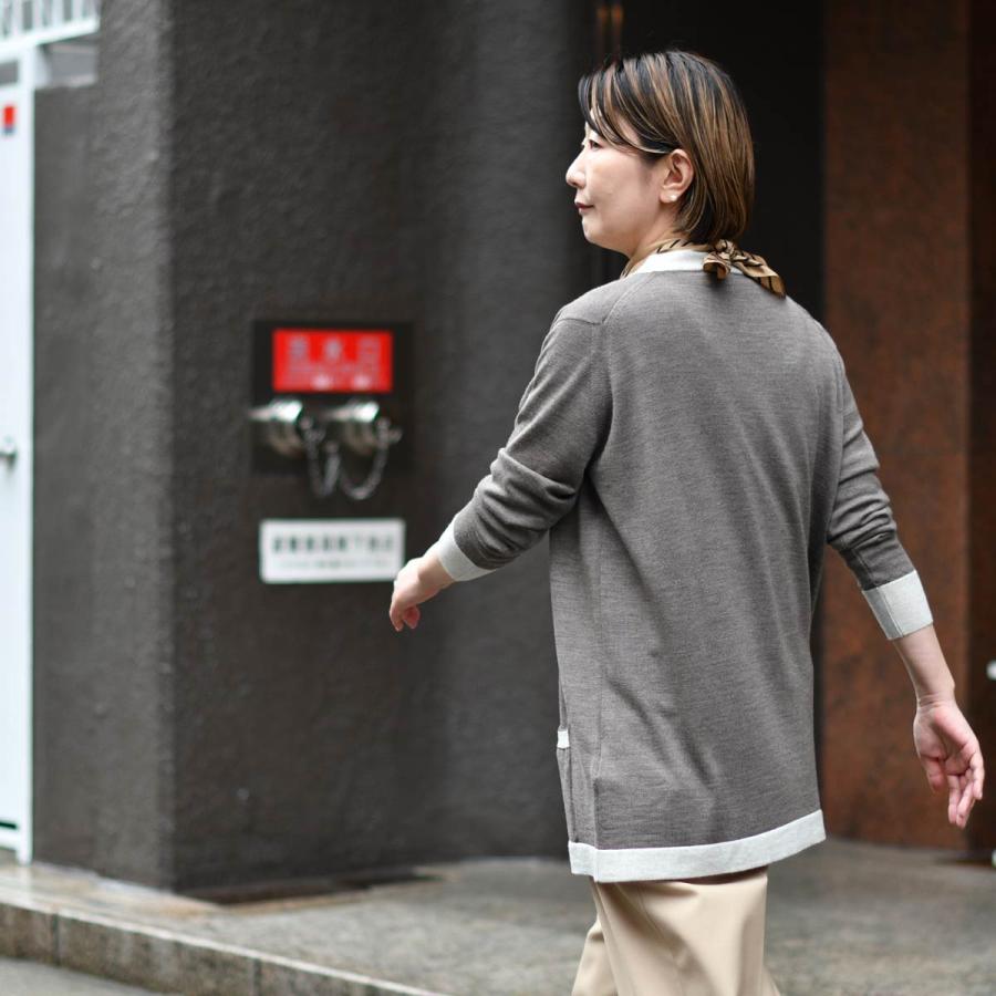 JOHN SMEDLEY SMEDLEY【ジョンスメドレー】バイカラーVネック JOHN SMEDLEY SMEDLEY【ジョンスメドレー】バイカラーVネック