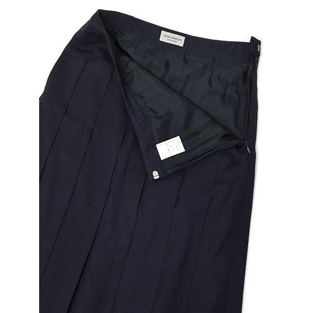 JOHN SMEDLEY【ジョンスメドレー】 プリーツスカート L03530FS126 NAVY ウール ネイビー | JOHN SMEDLEY | 02