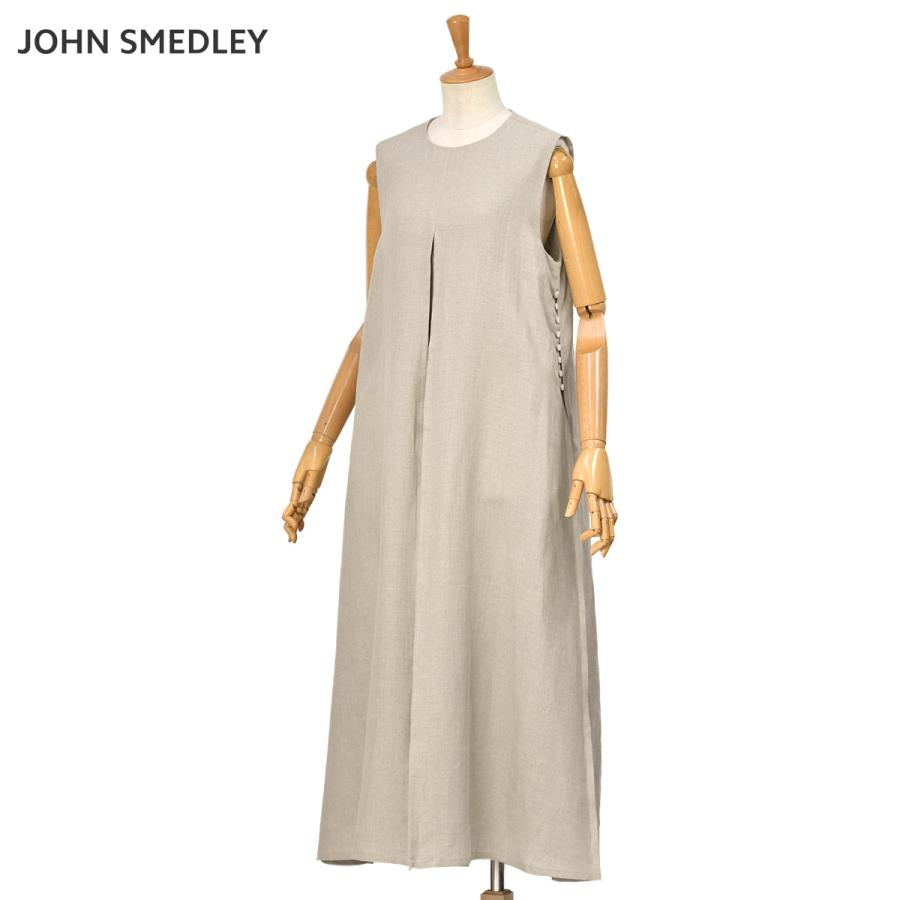 JOHN SMEDLEY【ジョンスメドレー】リネンワンピース L03640FA173 BEIGE リネン ベージュ