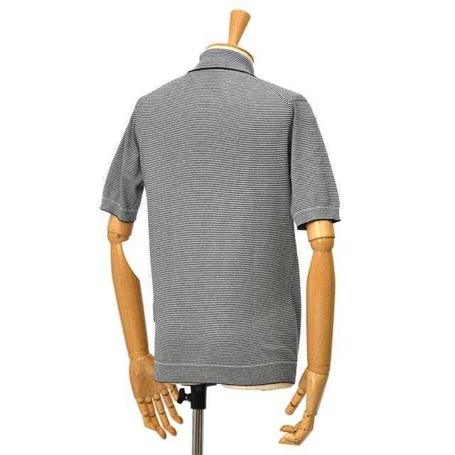 JOHN SMEDLEY SMEDLEY【ジョンスメドレー】ボーダーニットポロ JOHN SMEDLEY SMEDLEY【ジョンスメドレー】ボーダーニットポロ