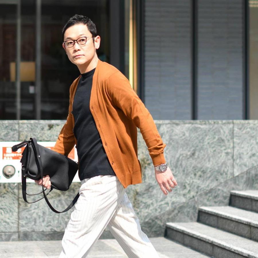 JOHN SMEDLEY ジョンスメドレー カーディガン マスタード