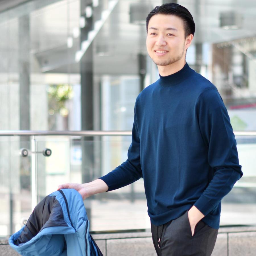 JOHN SMEDLEY SMEDLEY【ジョンスメドレー】モックネックニット JOHN SMEDLEY SMEDLEY【ジョンスメドレー】モックネックニット