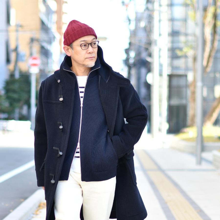 JOHN SMEDLEY【ジョンスメドレー】ニットキャップ HICKORY WOOLF RED ウール ボルドー | JOHN SMEDLEY | 04
