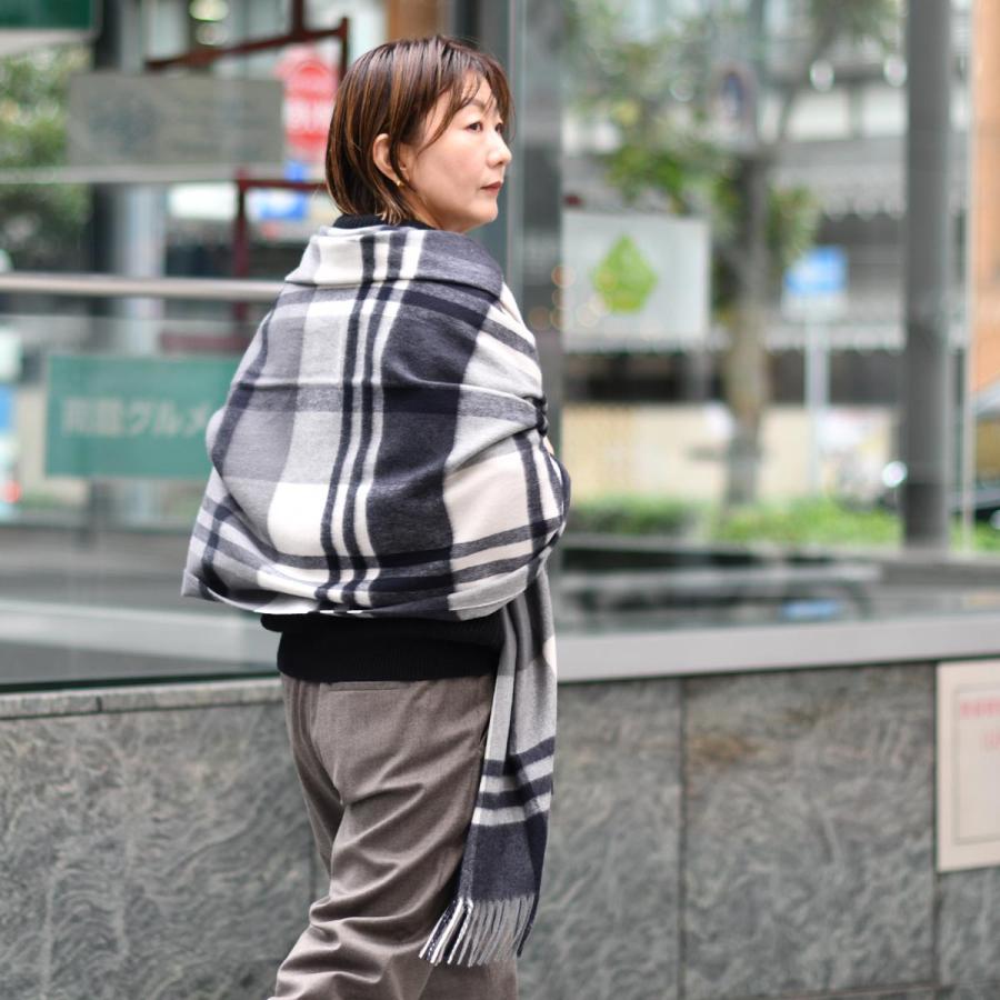 新品 Joshua Ellis CPG60281 カシミヤ 大判ストール