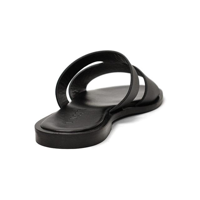 LUCCA・L/UCCA【ルッカ】H CUTサンダル LU04 BLACK レザー ブラック