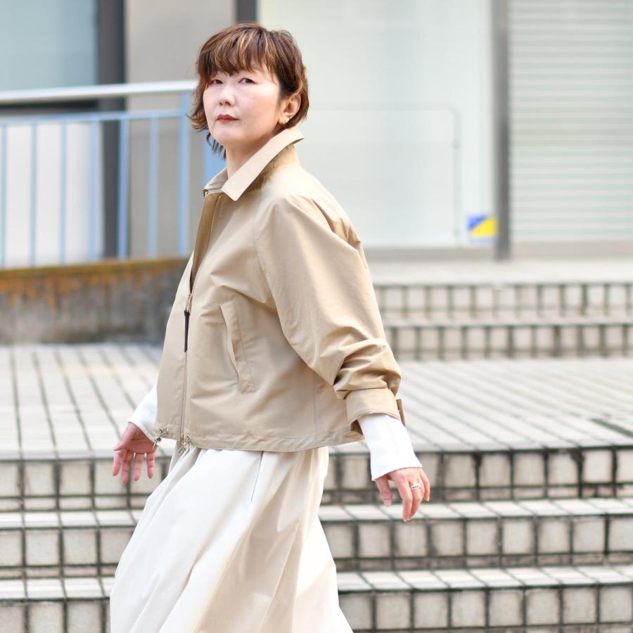 ノーカラージャケット (ショート丈、ベージュ系) の一覧 | koyuki 