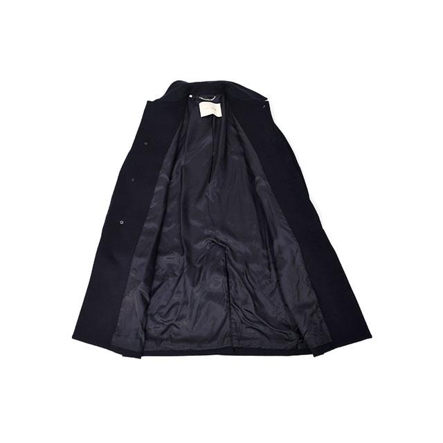 美品 現行 マッキントッシュ ステンカラーコート 42XL ロロピアーナ 紺 DUNFORD】【Loro Piana/ロロ・ピアーナ】ウールツイルステン