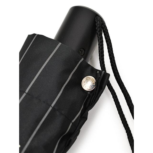 MACKINTOSH【マッキントッシュ】折り畳み傘 AYR CHALK STRIPE BLACK WHITE チョークストライプ ブラックホワイト | Mackintosh | 03