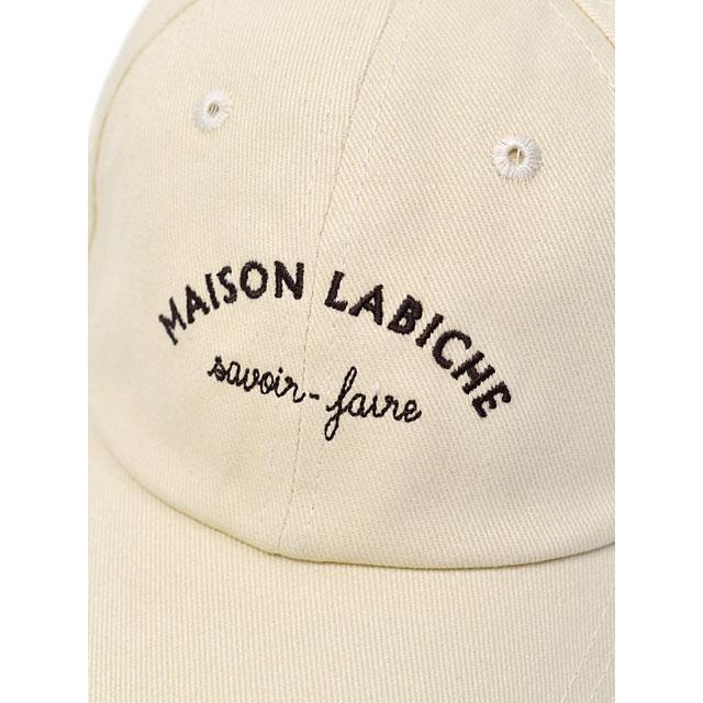 Maison Labiche【メゾン ラビッシュ】キャップ CLASSIC CAP MANUFACTURE SANDSTONE コットン サンドホワイト｜cinqessentiel｜05