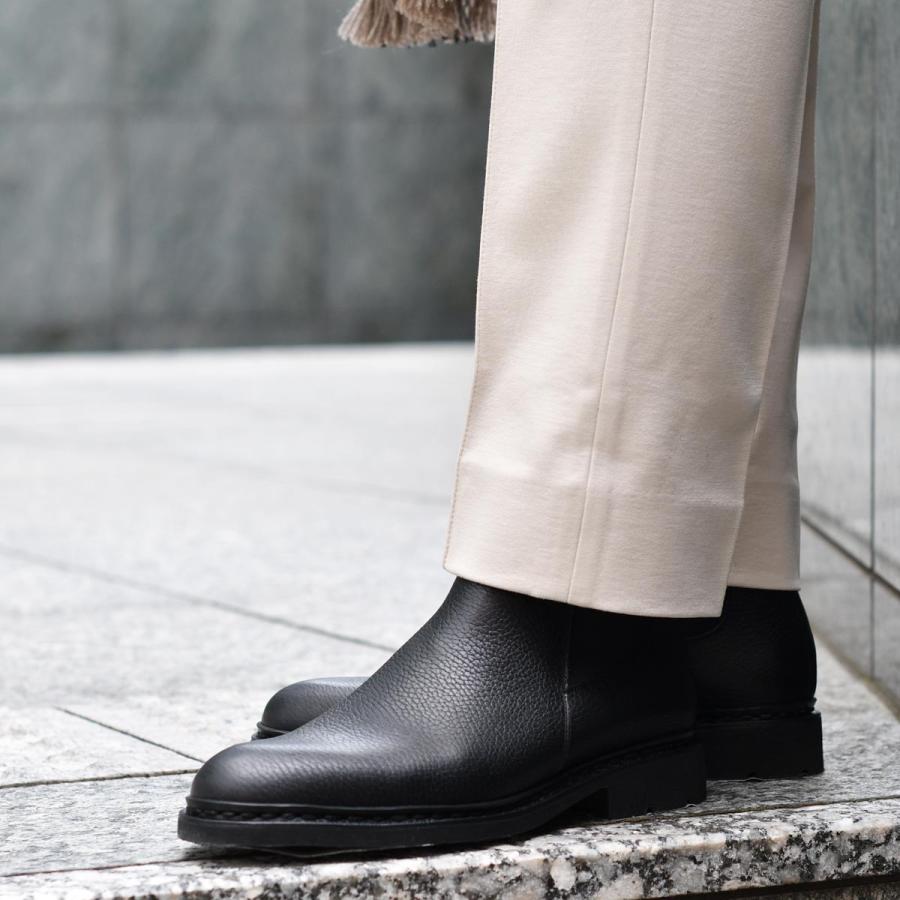 Paraboot CHAMFORT ブラックレザー サイドゴアブーツ パラブーツ PARABOOT サイドゴアブーツ メンズ シャンフォート