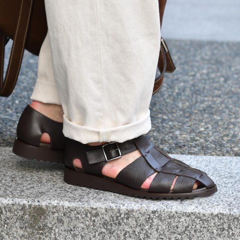 Paraboot【パラブーツ】グルカサンダル パシフィック PACIFIC 123366 MARRON LIS/GR CAFE ブラウンの画像