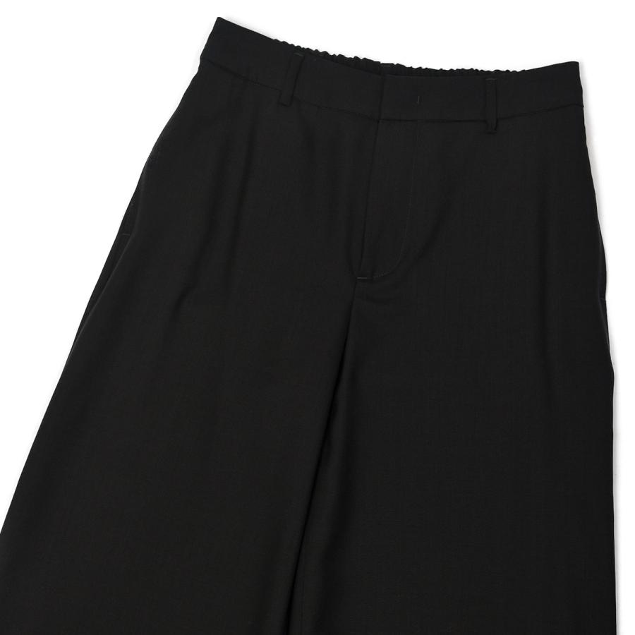 PT TORINO【ピーティートリノ】ワイドパンツ LORENZA ZI56 0990 ウール ブラックの画像