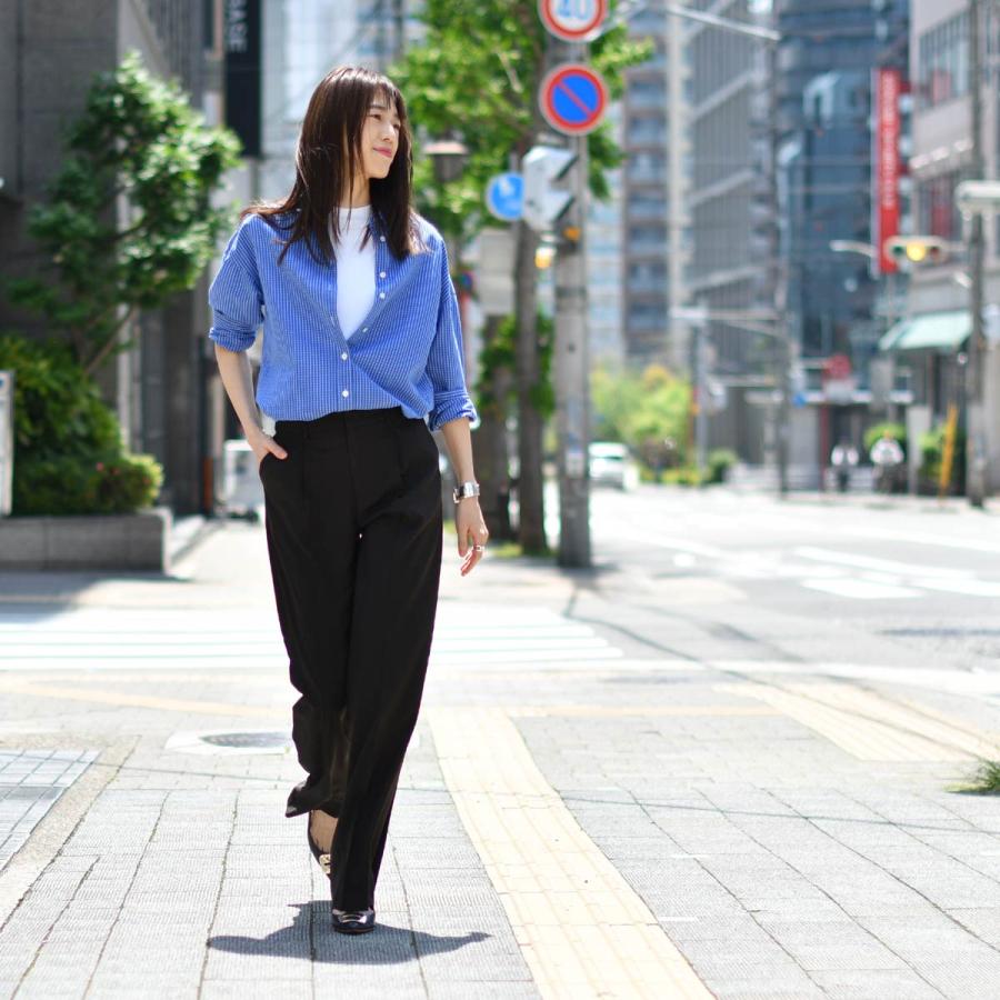 PT TORINO【ピーティートリノ】ワイドパンツ LOLA ZI56 0180 ウール ダークブラウンの画像