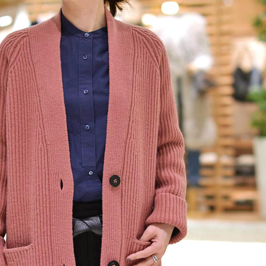 size S】roberto collina【ロベルト コリーナ】Vネック ロング 